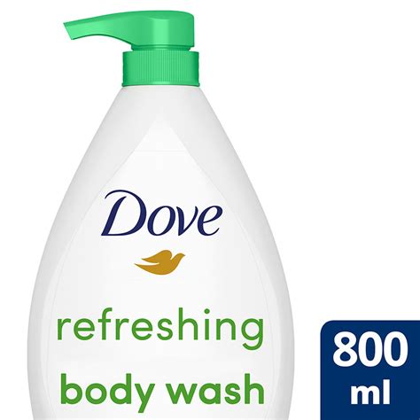 Dove Refreshing Body Wash With Cucumber And Green Tea Scent 800 Ml