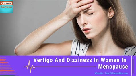Vertigo Exercises Vertigo And Dizziness In Women In Menopause Youtube