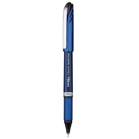 Pentel Bln25c Energel Nv Blue Ink With Blue Barrel 05mm Liquid Gel Pen