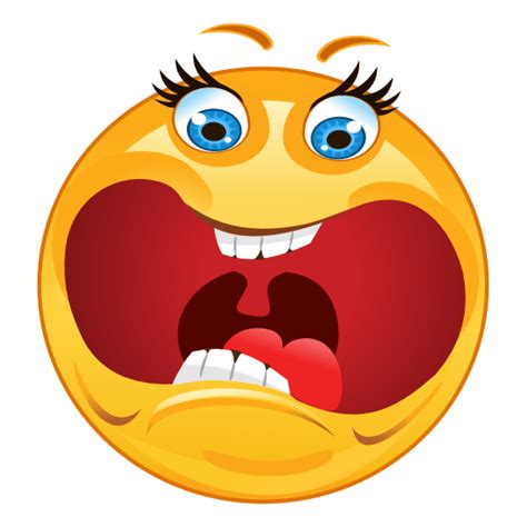 Crazy Scared Screaming Emoji Sticker
