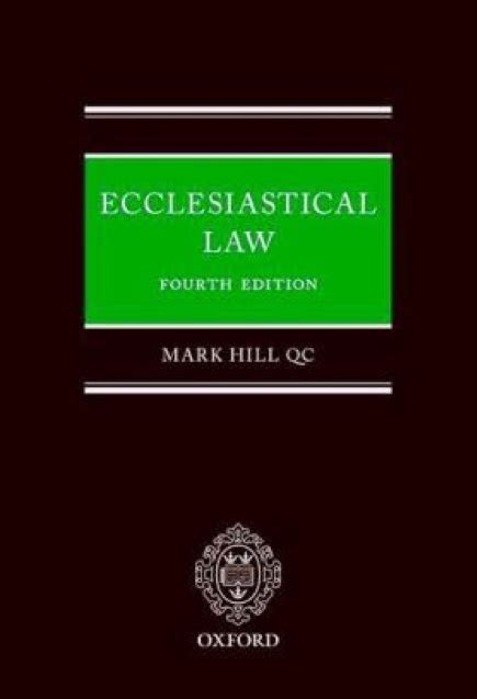 Ecclesiastical Law Special Paperback Th Edition Ecclesiastical Law Society