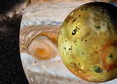 Io The Volcanic Moon Of Jupiter