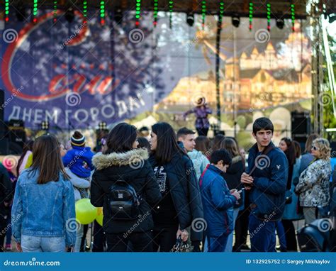 Sochi Russia November 24 2018 Citizens At The Sochi City Day