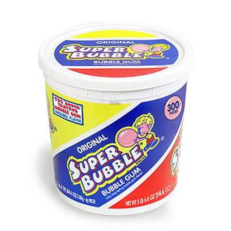 Super Bubble Assorted Bubble Gum 48 Oz