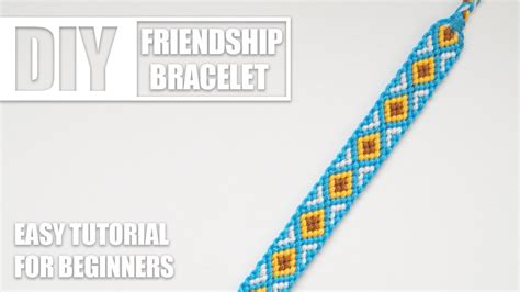 Diamonds Squares Box V Line Border Macrame Friendship Bracelets Easy