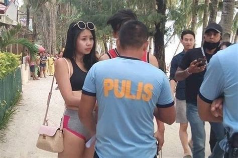 Tourist Arrested After Wearing Piece Of String Bikini To Philippines Beach Mirror Online