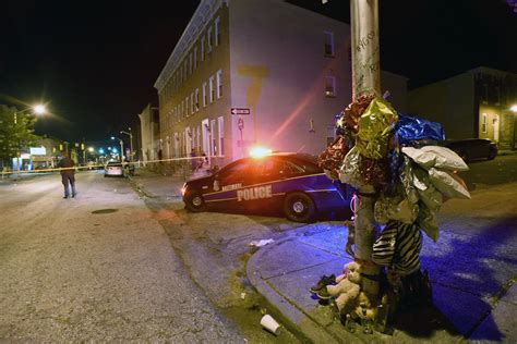 Baltimore Police 3 Gunmen Shoot Wound 8 In Attack