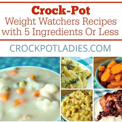 Makes things easier on yourself by using your slow cooker to prepare dinner each night. Pin on Weight Watchers Friendly