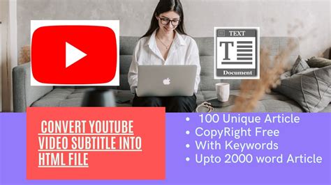 How To Convert Youtube Video Into Unique Article For Blog Convert