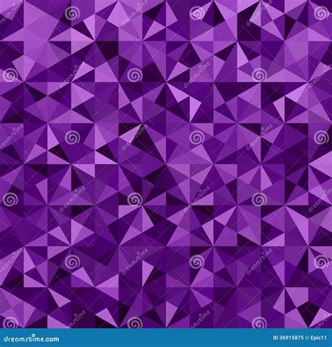 Abstract Purple Triangle Background Stock Vector Illustration Of