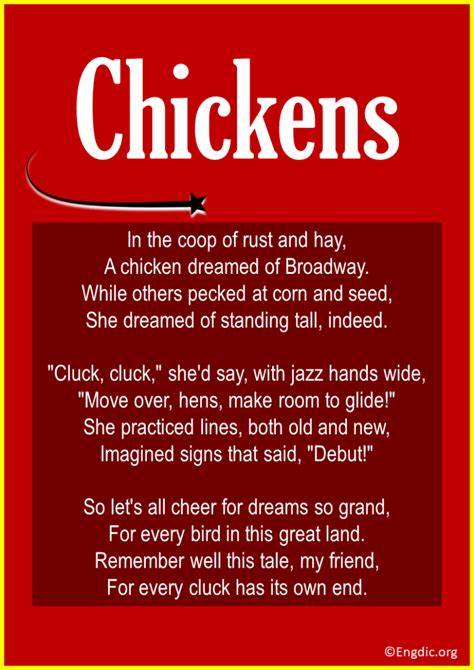 10 Short And Funny Poems About Chickens Engdic