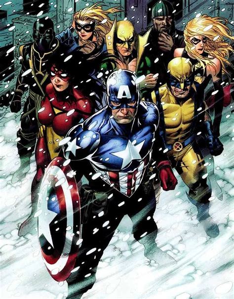 Captain America And New Avengers By Jim Cheung The Avengers Avengers
