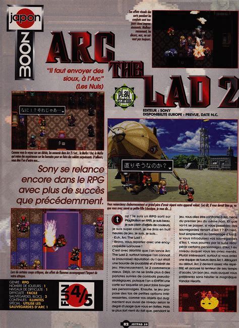 Arc The Lad Ii 1996 Mobyrank Mobygames