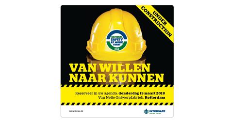 Save the date! NSWE March 15th, 2018 - Intersafe Netherlands
