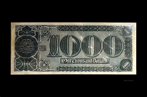 1000 Dollar Bill Front And Back