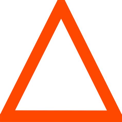 Download High Quality Triangle Clipart Orange Transparent Png Images
