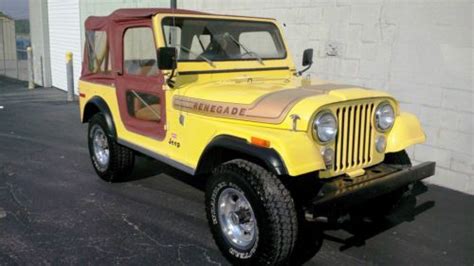 Purchase Used 1976 Jeep Amc Cj7 Levis Edition Renegade Barn Find