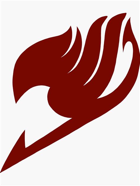 Fairy Tail Guild Symbol Sticker For Sale By Themangartist Redbubble