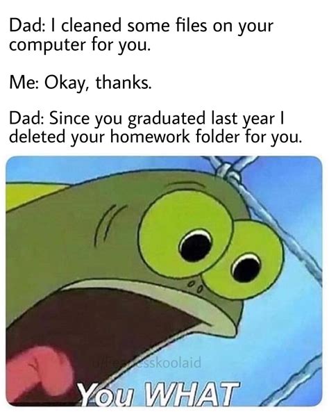 Homework Folder Gone Memes