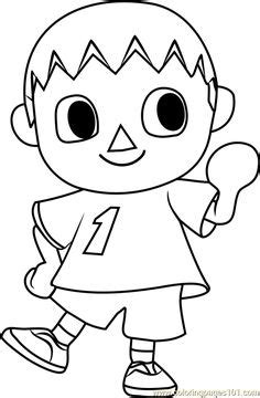 Animal Crossing Coloring Pages 3 | Coloring pages, Animal crossing