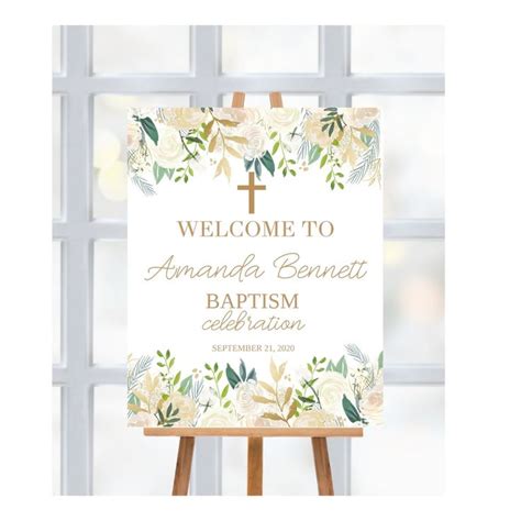 Pin On Baptism Welcome Sign Ideas