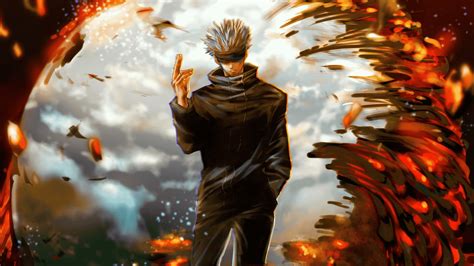 How to add a live wallpaper for your android mobile phone. 2560x1440 Satoru Gojo Jujutsu Kaisen Art 1440P Resolution ...