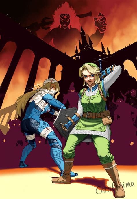 Legend Of Zelda Genderbent By Crossanima On Deviantart