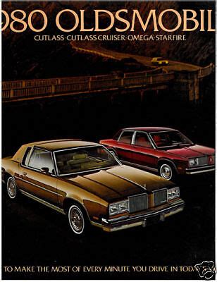 Oldsmobile Page Car Sales Brochure Cutlass Supreme Omega My Xxx Hot Girl