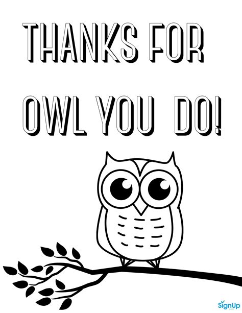 Free Printable Coloring Pages for Teacher Appreciation | SignUp.com