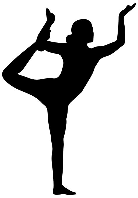 Dark Yoga Pose Public Domain Vectors