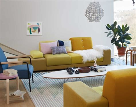 De polder sofa xl stof van vitra is een design van hella jongerius en dateert uit het jaar 2005. Pohovka Polder Sofa, red | DesignVille