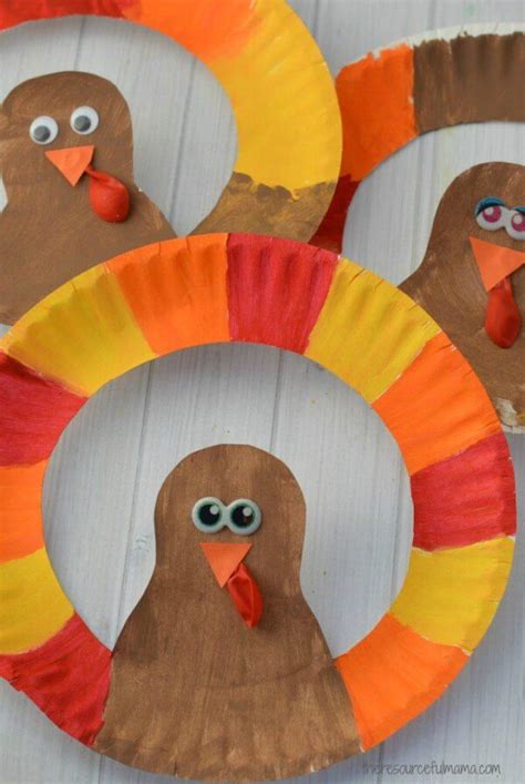 15 Fun Thanksgiving Crafts For Kids Chicfetti