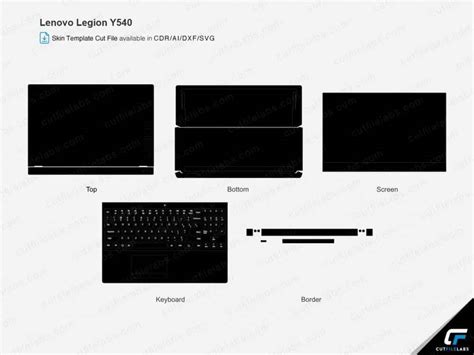 Lenovo Legion Y540 2020 Cut File Template Cut File Labs