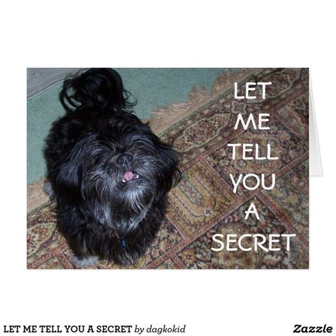 Let Me Tell You A Secret Told You So Let It Be Poster