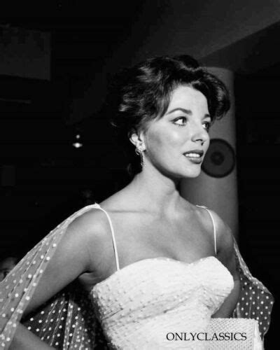 1957 Sexy Busty Actress Joan Collins Los Angeles Movie Premier 8x10