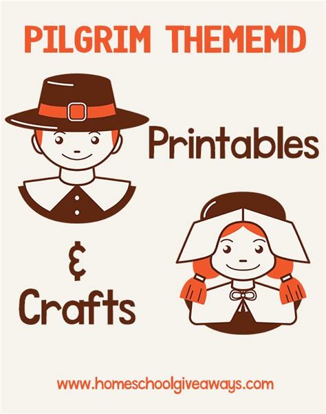 Free Pilgrim Themed Printables And Crafts