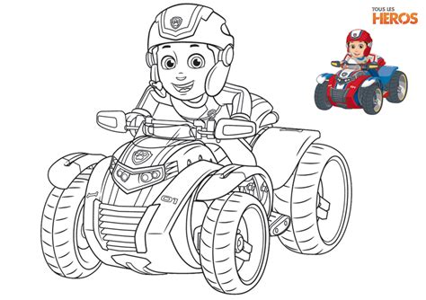 35 dessins de coloriage Pat patrouille à imprimer sur LaGuerche.com