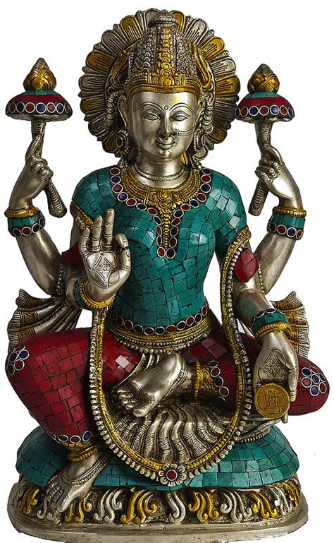 lakshmi goddess of fortune and prosperity exotic india art