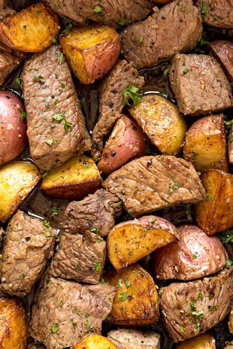 this sirloin steak and potato bites recipe is an easy one pan dinner it s full of … sirloin