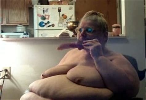 Ugly And Morbidly Obese Webcam Granny Sucks Dildo Mylust Com