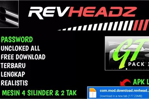 Revheadz Engine Sounds Mod Apk V130 Unlocked All