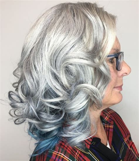 In the past, people wanted to cover the gray, but more and more women and men are now. 20 Flattering Medium-Length Haircuts for Women Over 50
