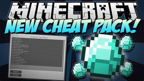 Minecraft New Cheat Pack Make Minecraft Super Easy Mod Showcase
