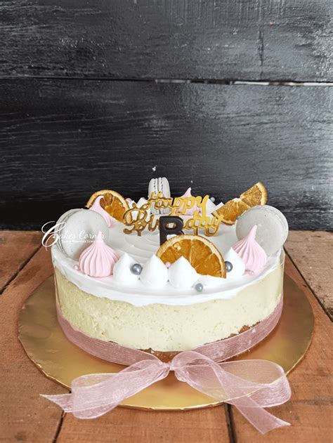 Baked Deluxe Cheesecake Birthday Cake Kuching