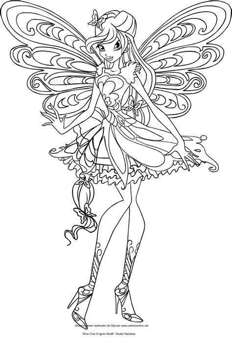 Desenho De Bloom Butterflix Winx Club Para Colorir Images And Photos My XXX Hot Girl