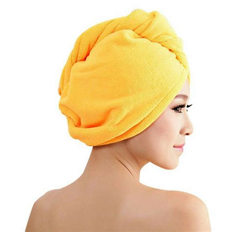Kuriozud Microfiber Hair Towel Turban Wrap