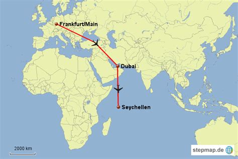 To view just the map. StepMap - Seychellen-Anreise - Landkarte für Deutschland
