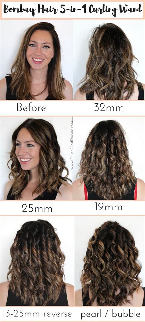 A celebrity stylist shows you how it's done. Bombay Hair's 5-in-1 Curling Wand | Much Most Darling ...
