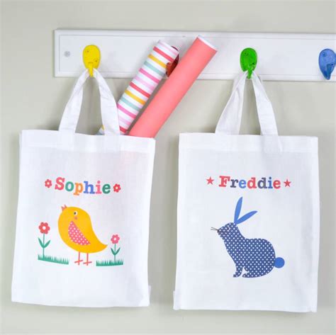 child's personalised easter egg hunt bag by tilliemint ...