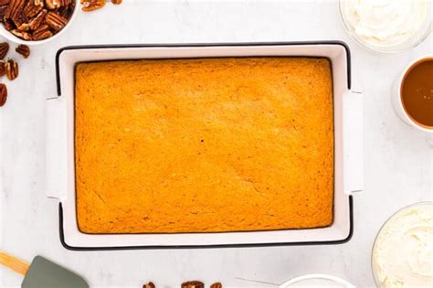 Pumpkin Caramel Poke Cake Recipe The Cookie Rookie®